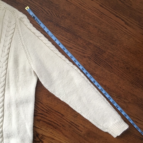 Fisherman coastal cottage crew style sweater - Picture 6 of 6